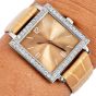 Piaget Altiplano Diamond P10131 18K Gold Square Champagne Watch