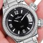 Jaeger-LeCoultre Master Compressor Diamond Bezel Steel Automatic Watch 