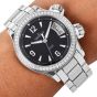 Jaeger-LeCoultre Master Compressor Diamond Bezel Steel Automatic Watch 