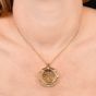 Van Cleef & Arpels Diamond Locket 18K Gold Pendant Necklace