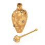 Van Cleef & Arpels Circa 1960s Diamond 18K Gold Perfume Scent Bottle