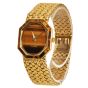 Piaget 1970s  Tiger’s Eye Dial Octagon  18K Yellow Gold Watch 
