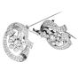 Vintage Old Mine 5.50 carat Diamond Platinum Ribbon Bow Double Pin Brooch |Dover Jewelry|