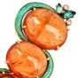 Estate Spessartine Tourmaline Diamond 18K Brooch Pin-Dover Jewelry 