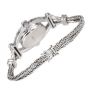DeLaneau Meister Vintage Pave Diamond 18K White Gold Bracelet Ladies Watch