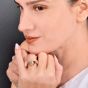 Antique 2.32 Carat Old Mine Brilliant Round 18K Rose Gold Engagement Ring|Dover Jewelry|