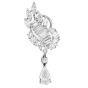 Vintage 7.70cts Diamond Platinum Bridal Drop Earrings