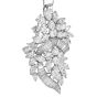 Vintage Elwood Van Clief 14.75cts Diamond Platinum Brooch Pin