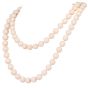 Estate Angle Hair 12mm Coral 14K Gold Necklace Earring Set