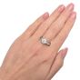 Bvlgari GIA 1.50carat Diamond Platinum Three Stone Engagement Ring -Dover Jewelry