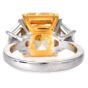 GIA Fancy Intense Yellow 6.80cts Diamond Platinum 18K Engagement Ring|Dover Jewelry|