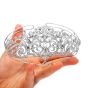 Antique Victorian 21.24ct Rose-cut Diamond 18K White Gold Regal Tiara