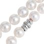 13MM South Sea Pearl Choker Necklace with Diamond Accented Gold Clasp 