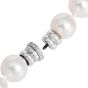 13MM South Sea Pearl Choker Necklace with Diamond Accented Gold Clasp 