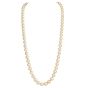 Golden Tahitian South Sea Pearl Necklace 14-12mm, 34 Inches long