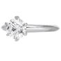 Tiffany & Co. 1.36 carat Round Diamond Platinum Estate Solitaire Ring