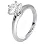 Tiffany & Co. 1.36 carat Round Diamond Platinum Estate Solitaire Ring