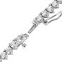 Modern 11.00carats Diamond Drop 18K White Gold Choker Tennis Necklace|Dover Jewelry|