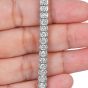 Estate Classic Round Diamond 7.00 Carats 14K White Gold Tennis Bracelet  |Dover Jewelry|