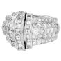 OJ Perrin Midcentury Platinum 4.80 carats Diamond Dome Ring|Dover Jewelry|