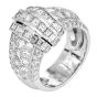 OJ Perrin Midcentury Platinum 4.80 carats Diamond Dome Ring|Dover Jewelry|