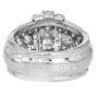 OJ Perrin Midcentury Platinum 4.80 carats Diamond Dome Ring|Dover Jewelry|