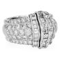 OJ Perrin Midcentury Platinum 4.80 carats Diamond Dome Ring|Dover Jewelry|