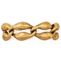 Vintage Buccellati 18K Yellow Gold Floral Link Bracelet 76.7 Grams
