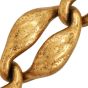 Vintage Buccellati 18K Yellow Gold Floral Link Bracelet 76.7 Grams