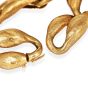 Vintage Buccellati 18K Yellow Gold Floral Link Bracelet 76.7 Grams