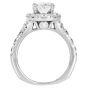 GIA Oval Cut Diamond 4.10ctw Halo Engagement Ring 