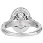 GIA Oval Cut Diamond 4.10ctw Halo Engagement Ring 
