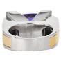 18K Two-Tone Gold Tanzanite 16.03 carats Diamond Cocktail Ring |Dover Jewelry|