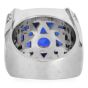 Estate Men's Tanzanite 31.00ct Diamond 18K Gold Large Cocktail Ring|Dover Jewelry|