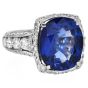 GIA 8.55 carat Sri Lanka Sapphire Diamond 18K Gold Engagement Ring|Dover Jewelry|