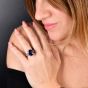 GIA 8.55 carat Sri Lanka Sapphire Diamond 18K Gold Engagement Ring|Dover Jewelry|