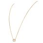 4.12 carat Natural Diamond 14K Gold Solitare Necklace