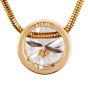 4.12 carat Natural Diamond 14K Gold Solitare Necklace