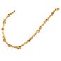 Jean Mahie 22K Yellow Gold Twisted  Link Necklace