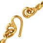 Jean Mahie 22K Yellow Gold Twisted  Link Necklace