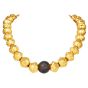 Jean Mahie 22K Yellow Gold Bead Choker Necklace
