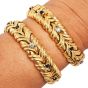 Van Cleef & Arpels Sapphire & Diamond Link Choker 18k Gold Necklace And Bracelets