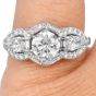 Estate GIA 1.21 I - VVS2 Round Diamond 18k Gold  Engagement Ring