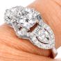 Estate GIA 1.21 I - VVS2 Round Diamond 18k Gold  Engagement Ring