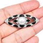 Cartier Art Deco Diamond Pearl Onyx Platinum Brooch Pin-Dover Jewelry