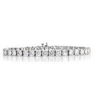 Estate 12.50 Round Diamond Tennis Gold Bracelet