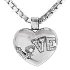 Chopard Happy Diamond Puff Heart 18k Gold Necklace 