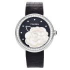 Chanel Mademoiselle Prive 18K Diamond Mother of Pearl Watch-Dover Jewelry
