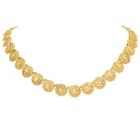 SeidenGang Diamond 18k Gold Flower Link Necklace|dover jewelry|