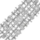CHANEL Tweed de Chanel 12.0cts Diamond 18K Gold Wrap Bracelet  |Dover Jewelry|
